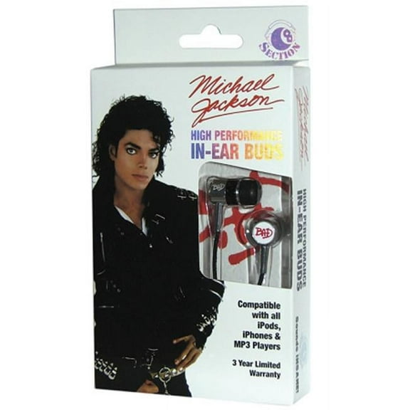 Jackson Michael Bad In-Ear Buds Window Box