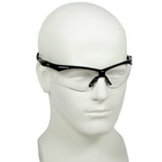 Jackson Nemesis Bifocal Safety Glasses - Black Frame 2.0 Clear Lens, Neck Cord, and Lens Cleaning Bag