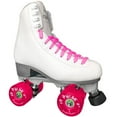 thumbnail image 1 of Jackson Outdoor Quad Roller Skates - Finesse White(Size 9, Adult), 1 of 2