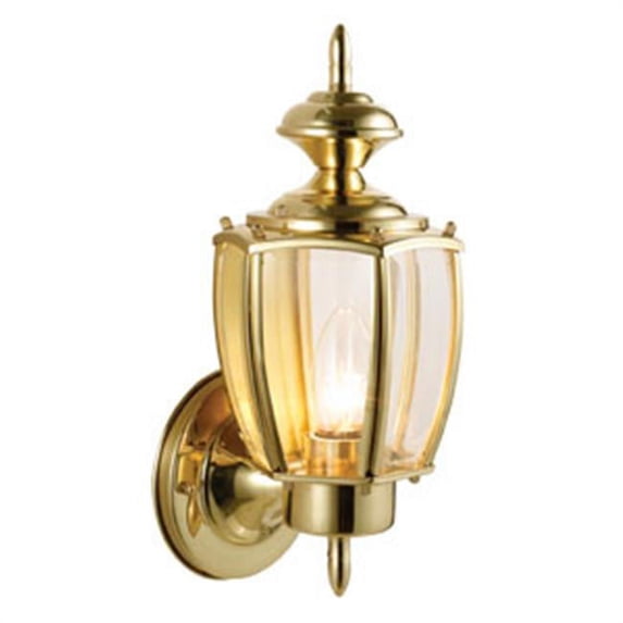 Jackson Outdoor Uplight, 5.5 x 12.5 in. Solid Brass