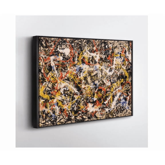 Jackson Pollock Convergence Iconic Abstract Expressionist Artmodern Drip Painting Postercontemporary Wall Decorgift For Art Lovers