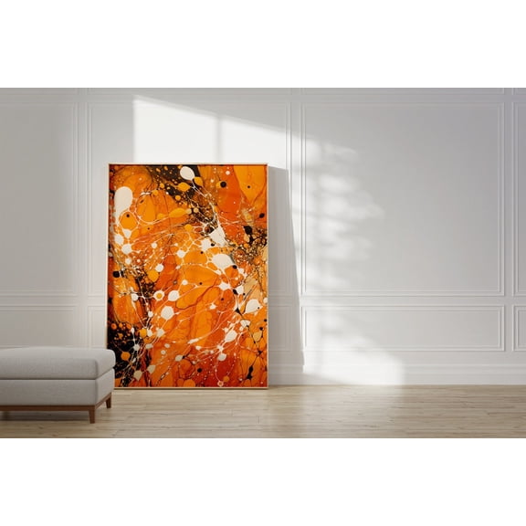 Jackson Pollock Maximalist Modern Abstract Art Poster Trendy Wall Decor Pollock Print, Unframed Paper Poster 8x10in