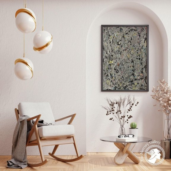 Jackson Pollock Modern Home Decor Wall Art Room Interior Decorative Display Accent Living