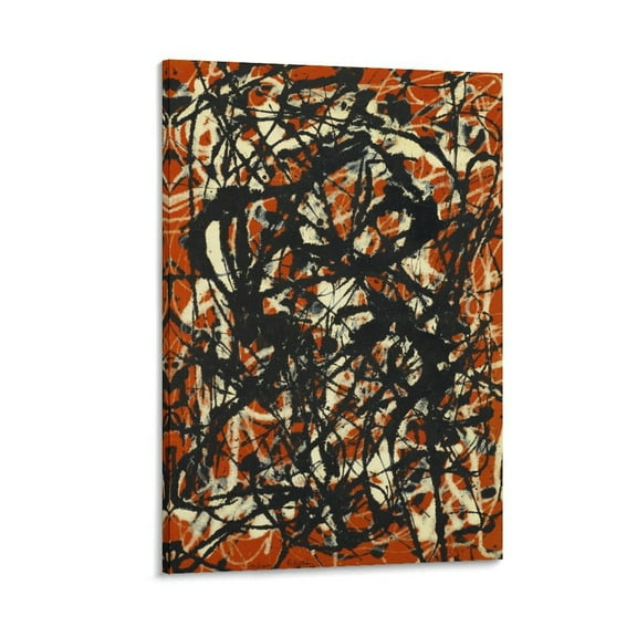 Jackson Pollock Painting Poster Posters Wall Art Painting Canvas Gift Living Room Prints Bedroom Decor Poster Artworks 16x24inch(40x60cm)