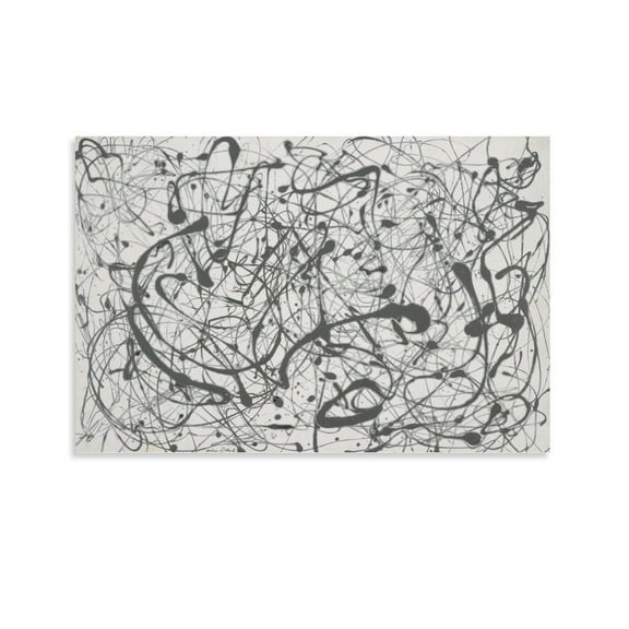 Jackson Pollock Prints Abstract Painting Poster Wall Art Picture Painting Poster Canvas Print Posters Artworks Bedroom Living Room Decor 20x30inch(50x75cm)
