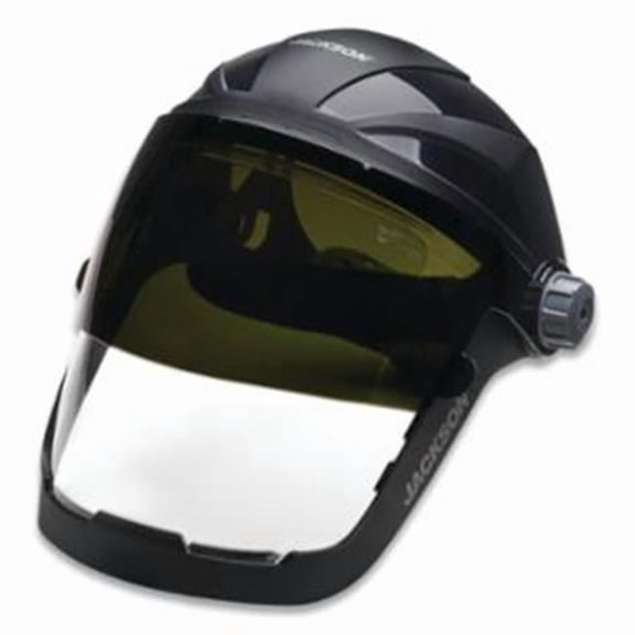 Jackson Safety Premium Ratcheting Headgear Face Shield with Clear Tint Anti-Fog