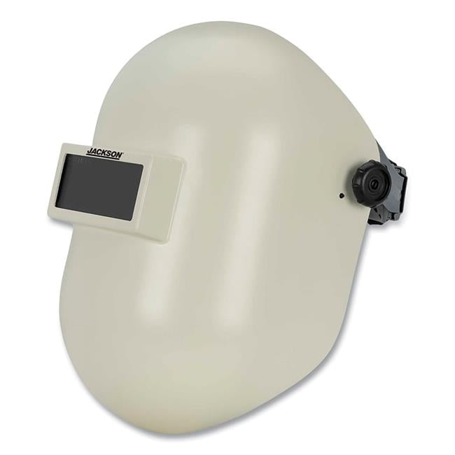 Jackson Safety Welding Helmet,Ratchet,Fiberglass,White 14321