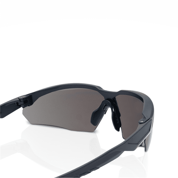 Jackson Safety Safety Glasses - HyperGuard H-Series - Mirrored Smoke Lens - Black Half Frame - Hardcoat Anti-Scratch