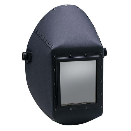 Jackson Safety 451P Fiber Shell Welding Helmet (14529), 4.5? x 5.25? Safety Plate, Black, 4 / Order