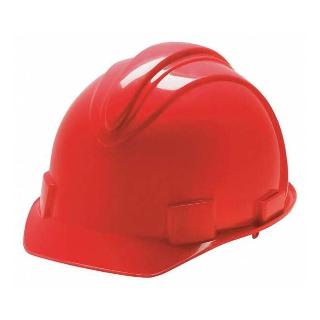 Jackson Safety Charger Hard Hat (20394), Meets ANSI Z89.1 - 2009, Choice of Suspension, Red, 12 / Case