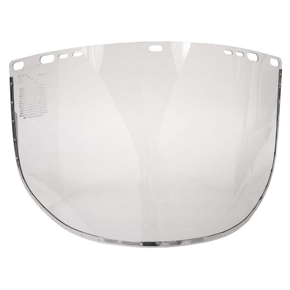 Jackson Safety F30 Acetate Face Shield (29079), 9 x 15.5 Clear, Reusable Face Protection, 24 Shields / Case