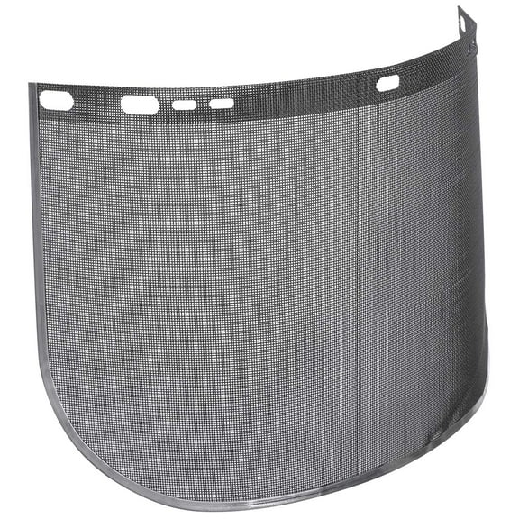 Jackson Safety F60 Wire Face Shield (29081), Wire Mesh, 9? x 15.5? x 0.016?, Reusable Face Protection, Shape E, Bound, 12 Shields / Case