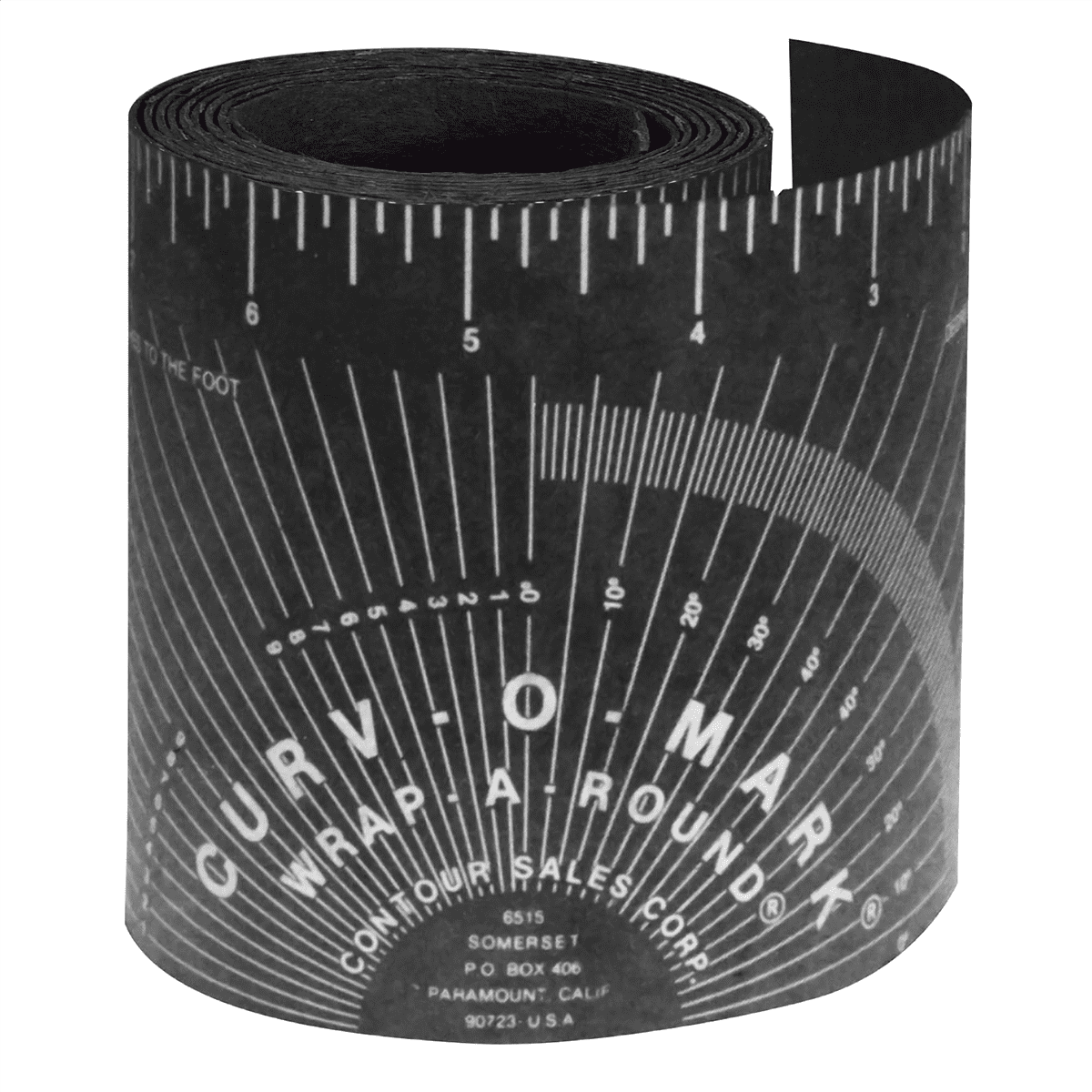 Tubing Sizing Ruler Jackson Safety Large Wrap-A-Round Pipe Ruler - Black - Walmart.com
