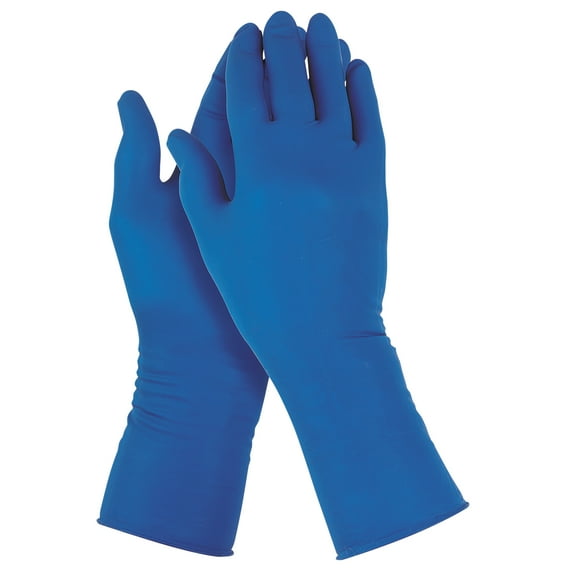 Jackson Safety* G29 Solvent Resistant Gloves, Medium/Size 8, Blue, 500/Carton