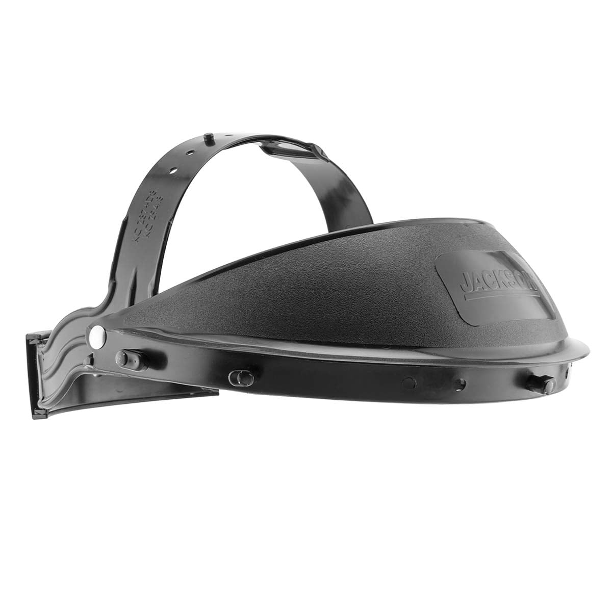 Jackson Safety Headgear KDG10 K-Facesaver (29051), Bulk Pack, Ratchet Suspension, for 12” or 15.5” Face Shields, Cushioned Sweatband, Black, 60 Units / Case