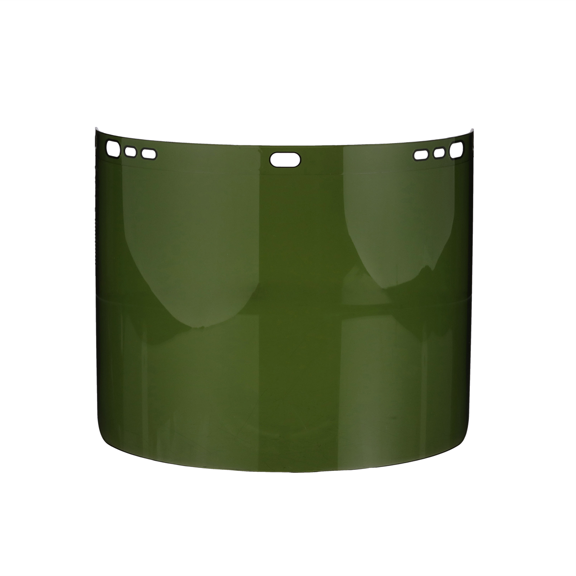 Jackson Safety Replacement Windows for F50 Polycarbonate Special Face Shields - Shade IRUV 3.0 - 8" x 15.5" x.060" - D Shape - Unbound