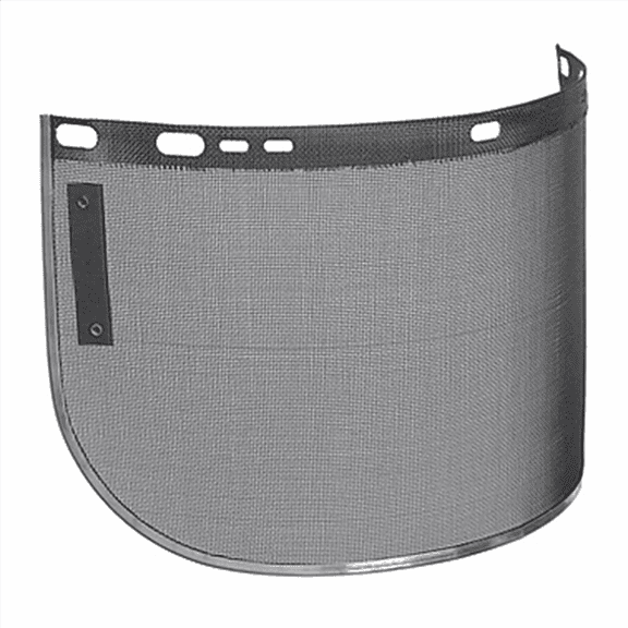 Jackson Safety Replacement Windows for F60 Wire Face Shields - Mesh -6.5" x 15.5" x .020" - Shape N - Bound