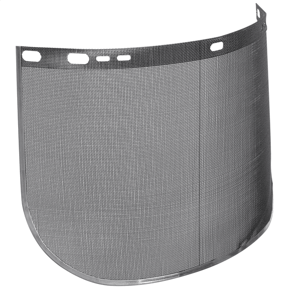 Jackson Safety Replacement Windows for F60 Wire Face Shields - Mesh - 8" x 15.5" x.020" - Shape C - Bound