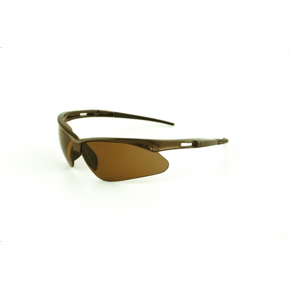 Jackson Safety Safety Glasses - SG+ Series - Brown Lens - Brown Frame - Hardcoat Anti-Scratch - Outdoor