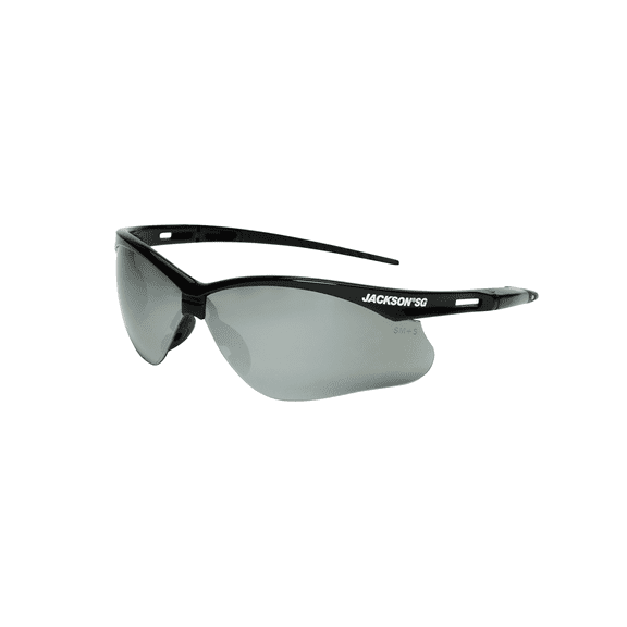 Jackson Safety Safety Glasses - SG Series - Smoke Mirror Lens - Black Frame - Hardcoat Anti-Scratch - Outdoor