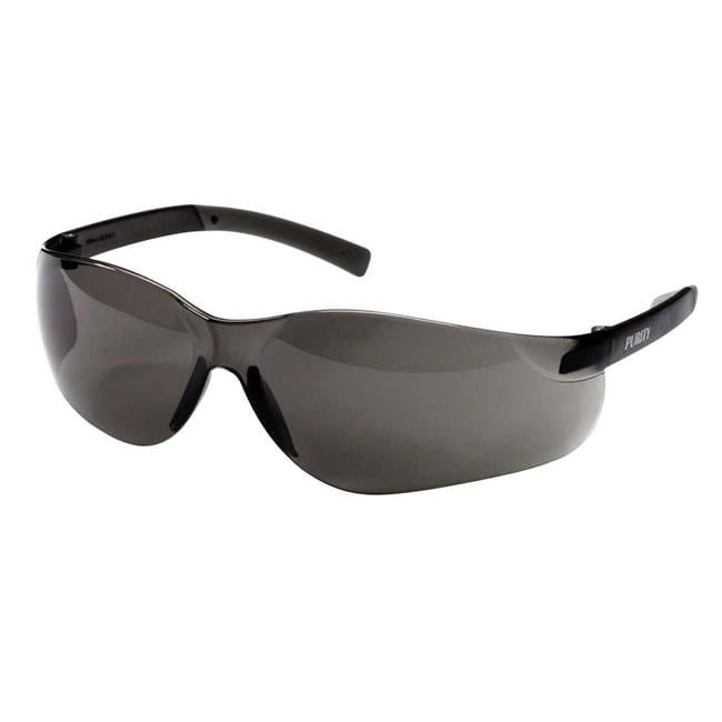 jackson safety v20 purity safety glasses (25652), uv protection, hardcoated smoke lenses with black temples, 12 pairs/case