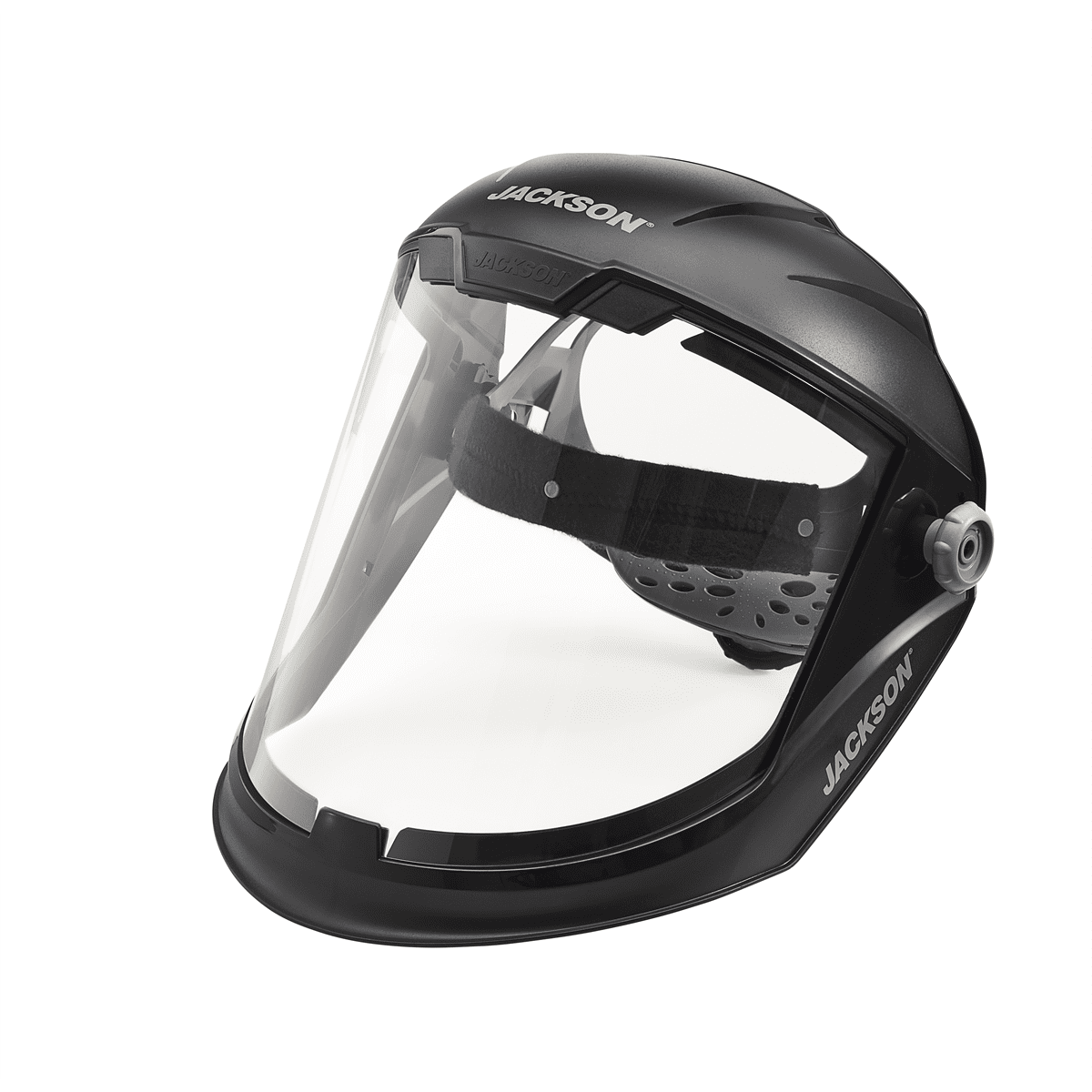 Jackson Safety Recyclable Face Shield, ABS Polycarbonate Black, 9.24" x 14.25" 0.040"