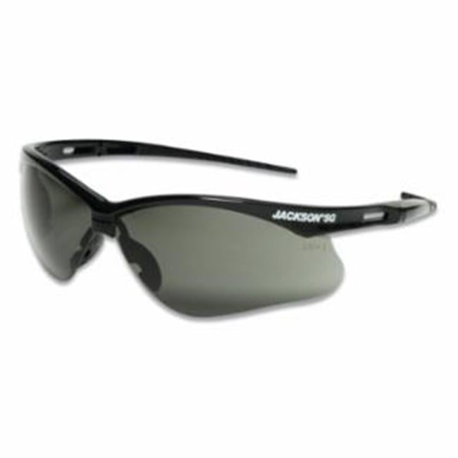 Jackson Safety  Safety Glasses Black Frame & Smoke AF Lens