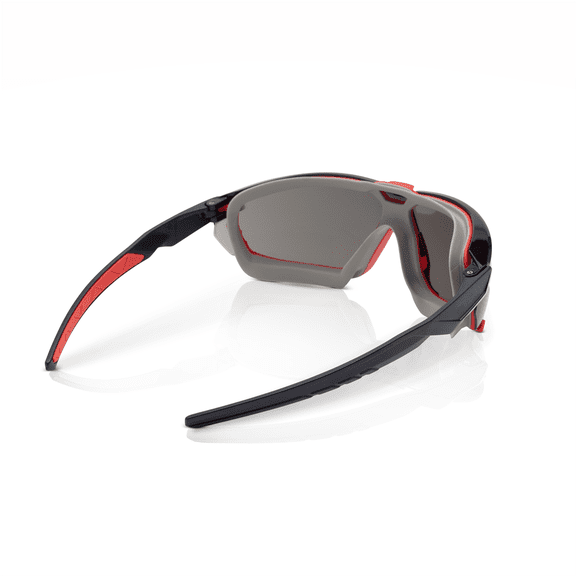 Jackson Safety Safety Glasses - HyperGuard G-Series - Smoke Mirror Lens - Black Frame - Gasketed - Hardcoat Anti-Scratch