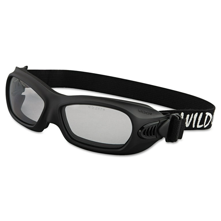 V80 WildCat Safety Goggles, Black Frame, Clear Lens V80 WildCat Safety Goggles, Black Frame, Clear Lens