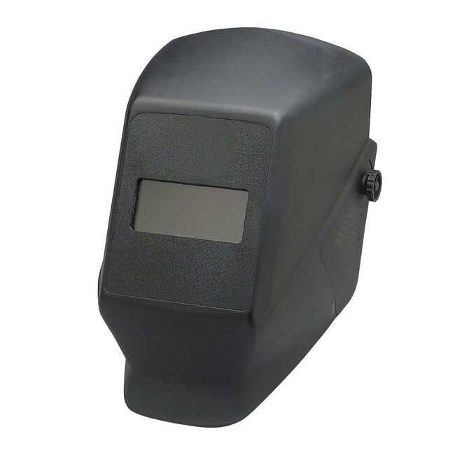 Jackson Safety Welding Helmet - Passive - Polycarbonate/ABS Blend - 2" x 4.25" Viewing Area - Shade 10 - Black - 370 Speed Dial Headgear - HSL-1 Series