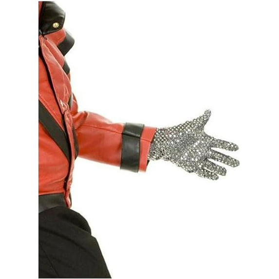 Jackson - Sequin Silver Glove