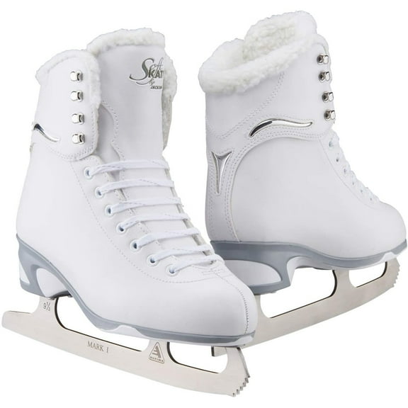 Jackson Skates Softec Ladies Ice Skates, White, Soft Material
