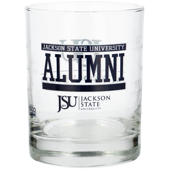 Jackson State Tigers 14oz. Alumni Rocks Glass
