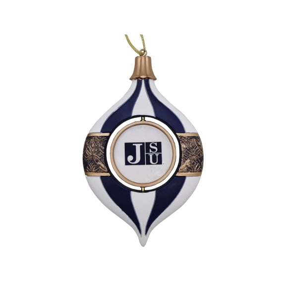 Jackson State Tigers Two-Piece 5.5" Spinning Bulb Ornament Set
