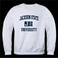 thumbnail image 1 of Jackson State University Tigers Seal Crewneck Sweatshirt, White - Small, 1 of 1