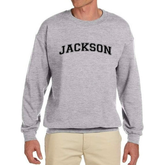 Jackson, Text Men Sweatshirt, Male Large