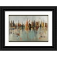 thumbnail image 1 of Jackson, Victoria 24x17 Black Ornate Wood Framed with Double Matting Museum Art Print Titled - Golden Harbor, 1 of 4