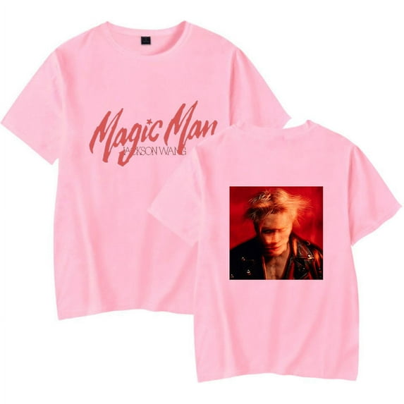 Jackson Wang T-shirt Magic Man World Tour Tee Merch Summer Unisex Crewneck Short Sleeve Print Clothes