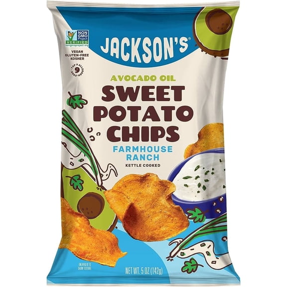 Jackson's Farmhouse Ranch Sweet Potato Chips 5 oz