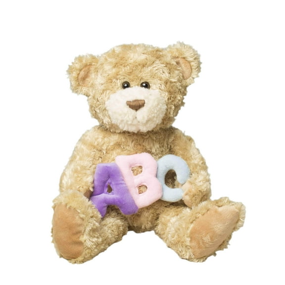 "Jackson" the 12in Pastel ABC Stuffed Teddy Bear Animal