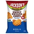 thumbnail image 1 of Jackson's Sweet Potato Kettle Wavy Chips with Sea Salt, Avocado Oil, Free of Top 9 Allergens, 5 oz, 1 of 5