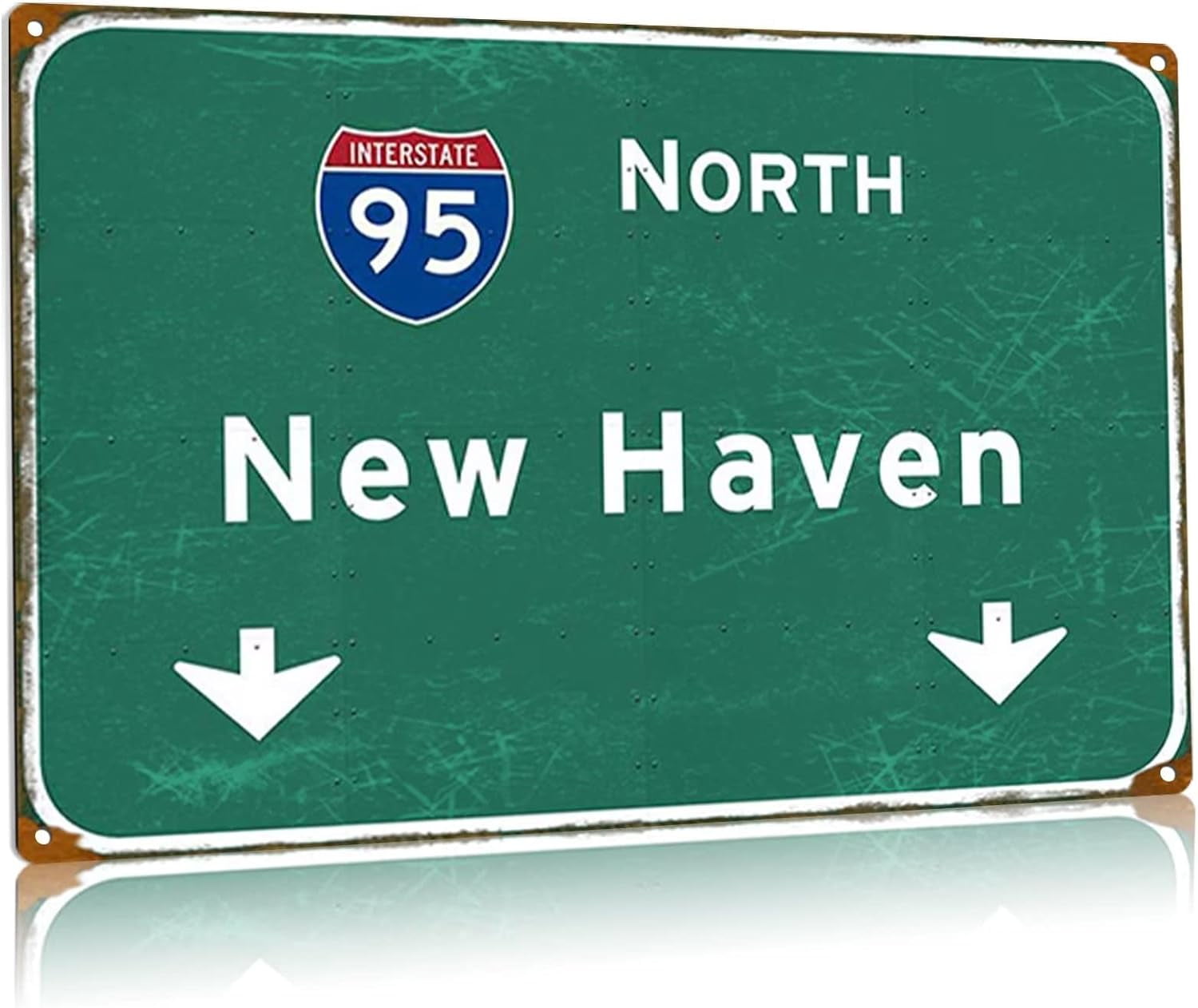 Jacksonville City Metal Tin Signs Interstate 95 South Vintage Road Sign ...