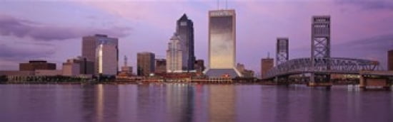 Jacksonville FL Canvas Art - Panoramic Images (36 x 12)