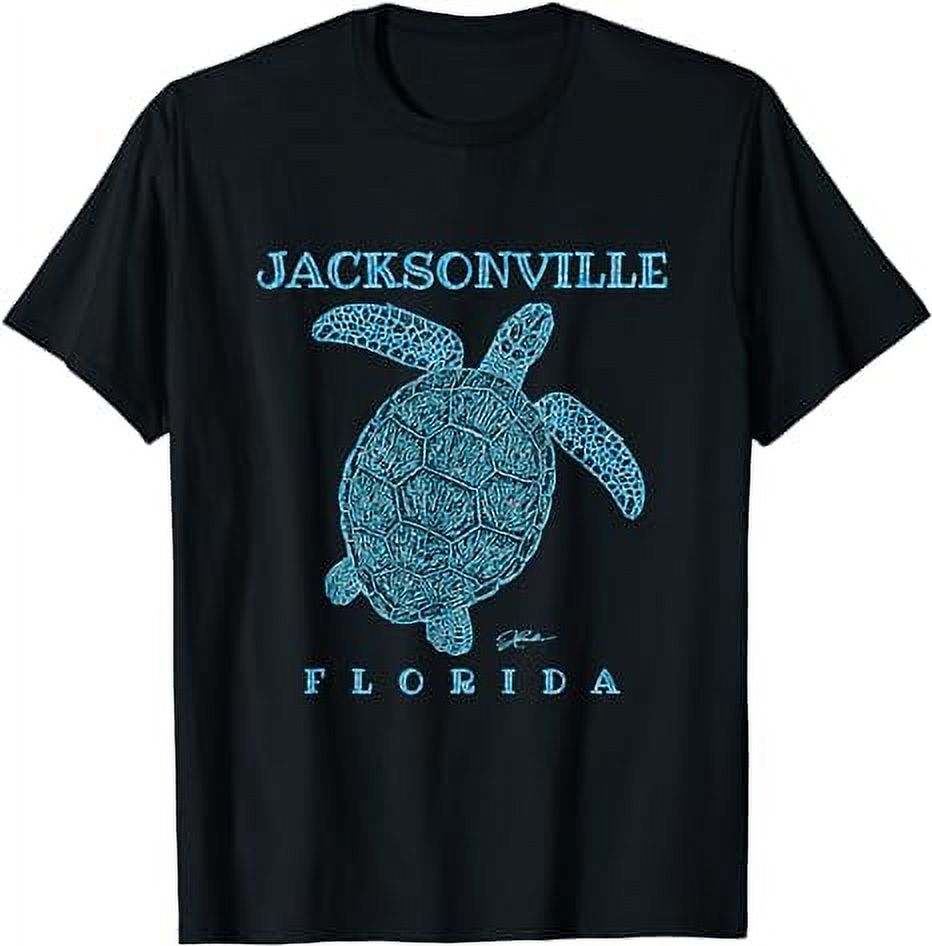 Jacksonville, FL, Sea Turtle TShirt