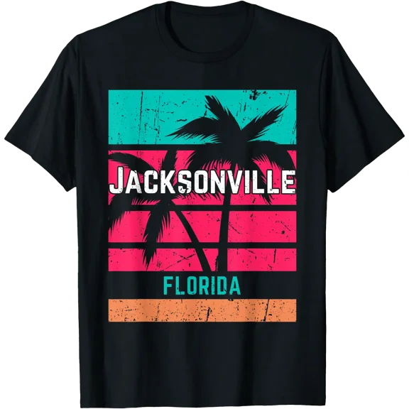 Jacksonville Florida Vacation Souvenir Surfing T-Shirt Unisex T-Shirt