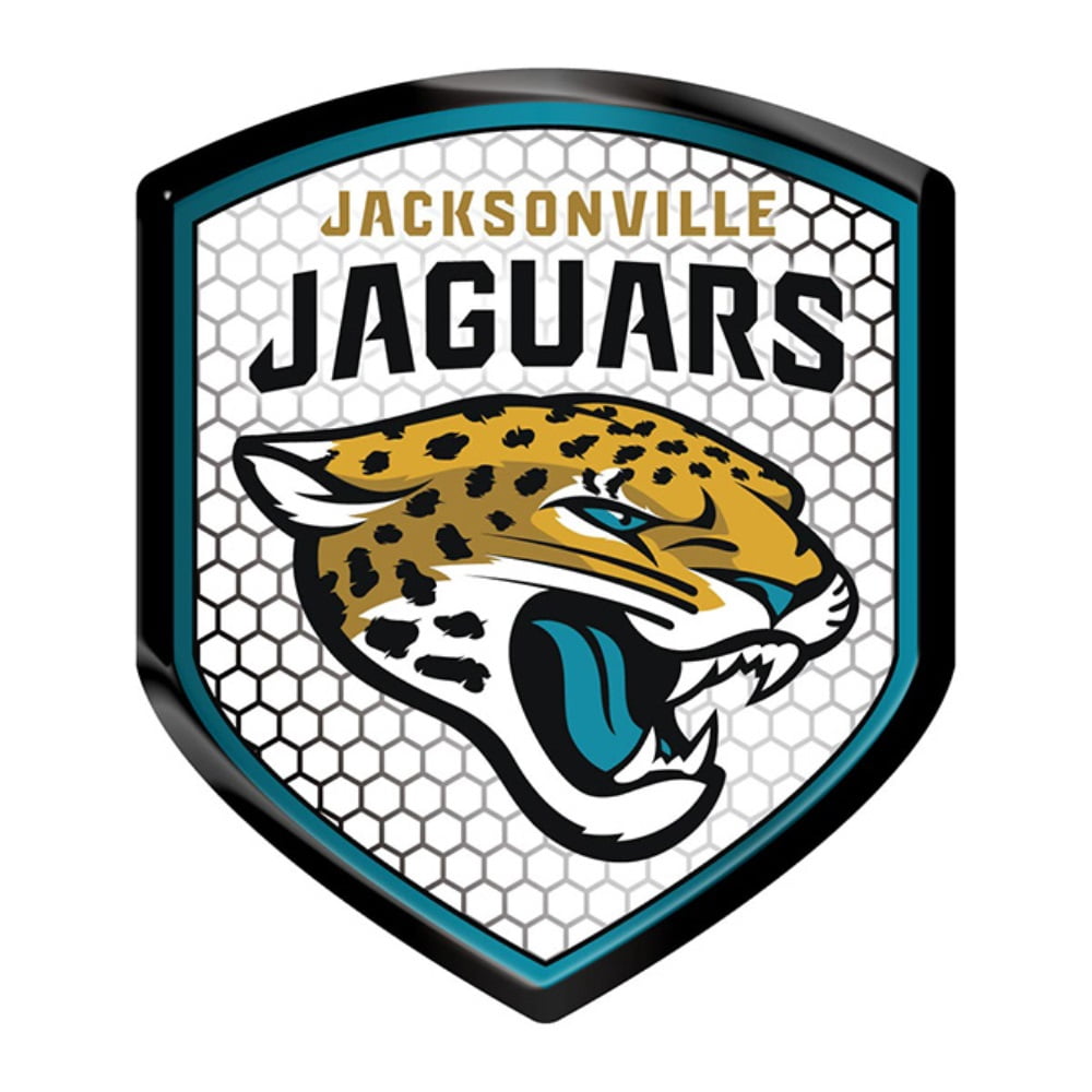 Jacksonville Football Jaguars Reflector Shield Emblem - Easy Peel ...