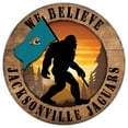 thumbnail image 1 of Jacksonville Jaguars 12'' We Believe Bigfoot Circle Sign, 1 of 1