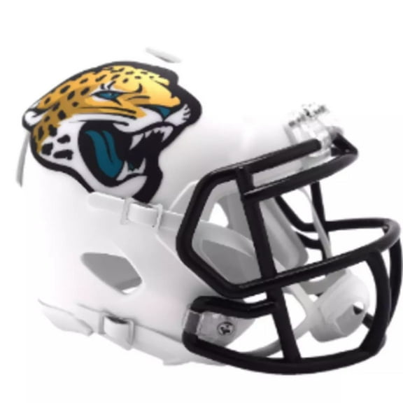Jacksonville Jaguars 2024 Alternate White NFL Riddell Mini Helmet