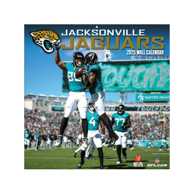 Jacksonville Jaguars 2025 12x12 Team Wall Calendar