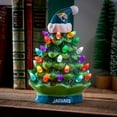 thumbnail image 1 of Jacksonville Jaguars 8" Light Up Ceramic LED Christmas Tree, 1 of 2